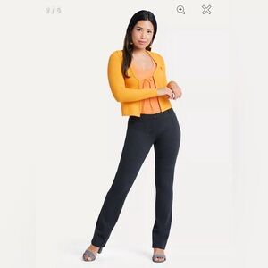 MOVING SALE 🏡 Betabrand Dress Pant Yoga Pants Straight Leg - Charcoal - EUC - M